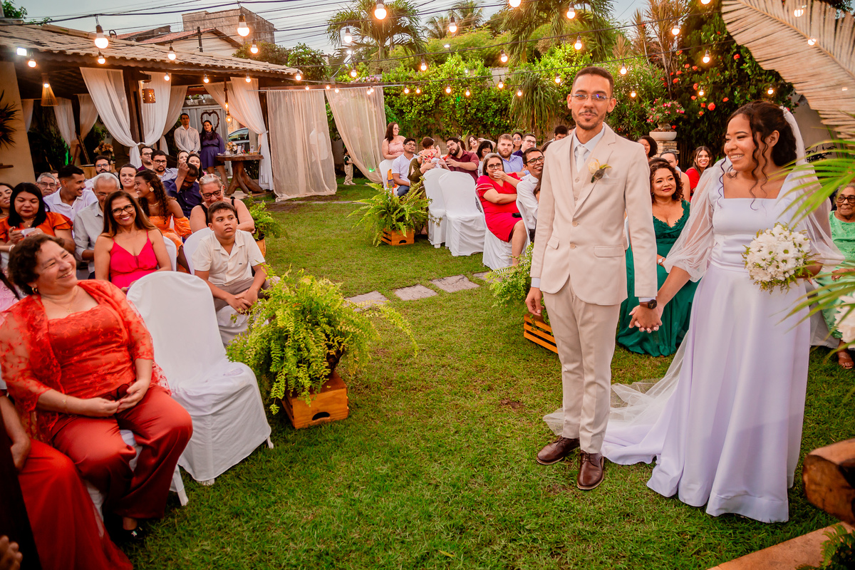 Casamento de Carolina e Gabriel. Registrado por George Dantas