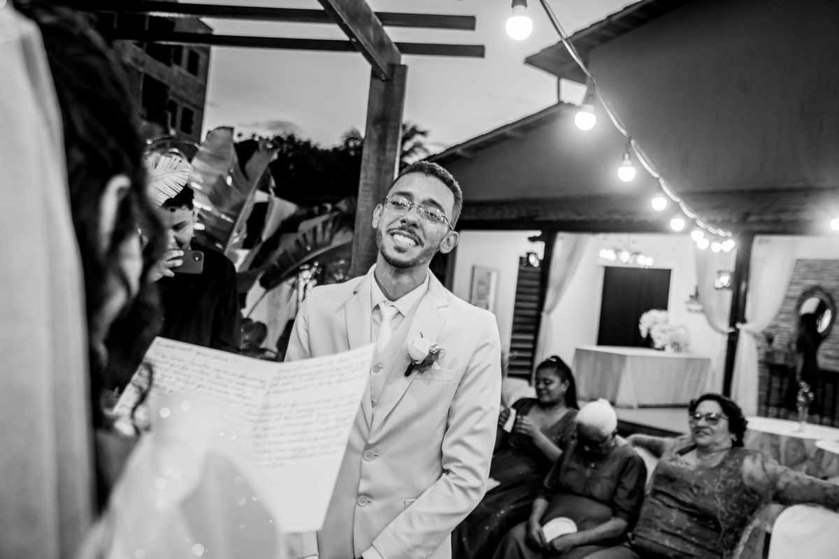 Casamento de Carolina e Gabriel. Registrado por George Dantas