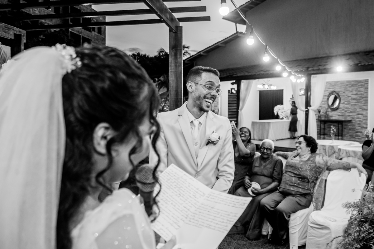 Casamento de Carolina e Gabriel. Registrado por George Dantas