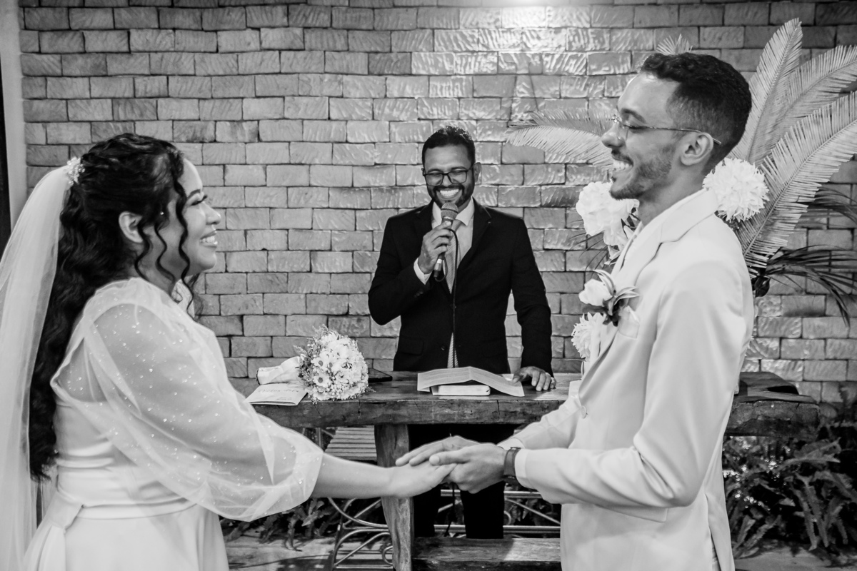 Casamento de Carolina e Gabriel. Registrado por George Dantas