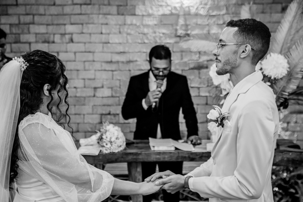 Casamento de Carolina e Gabriel. Registrado por George Dantas