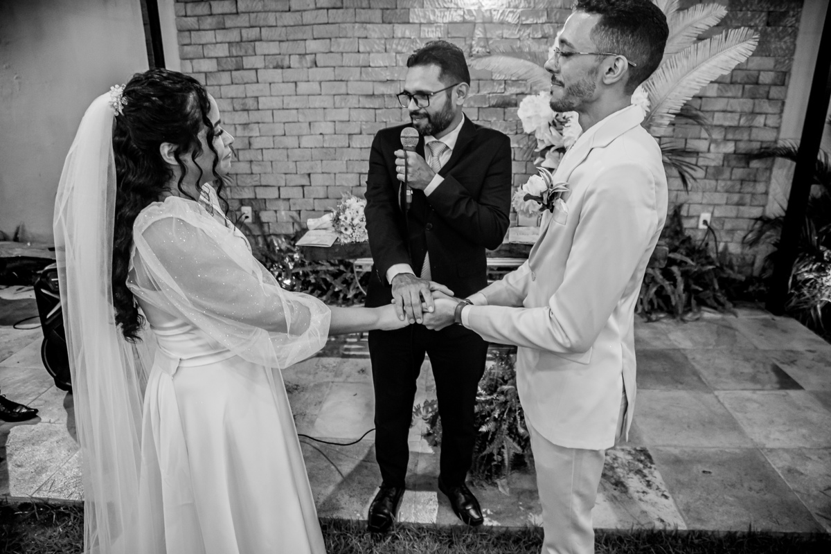 Casamento de Carolina e Gabriel. Registrado por George Dantas