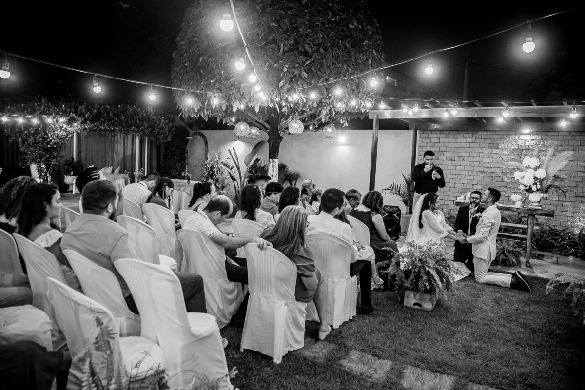 Casamento de Carolina e Gabriel. Registrado por George Dantas