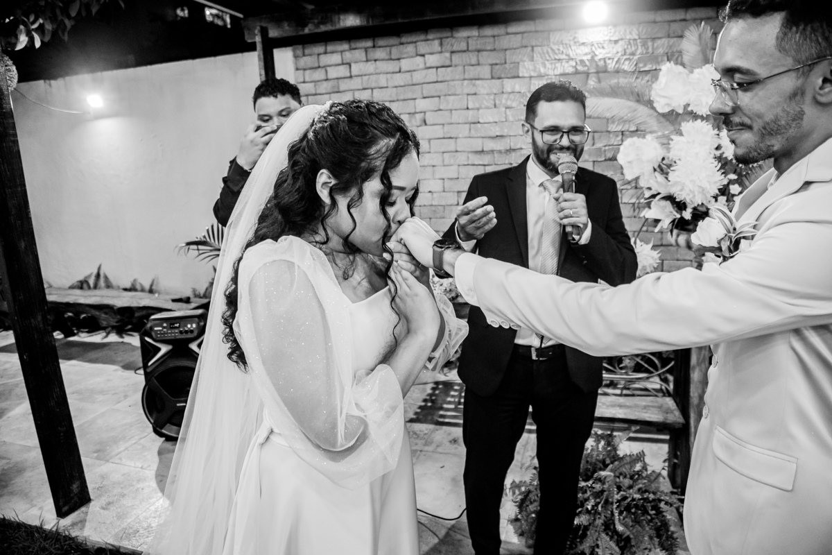 Casamento de Carolina e Gabriel. Registrado por George Dantas