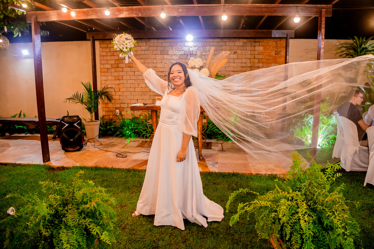 Casamento de Carolina e Gabriel. Registrado por George Dantas