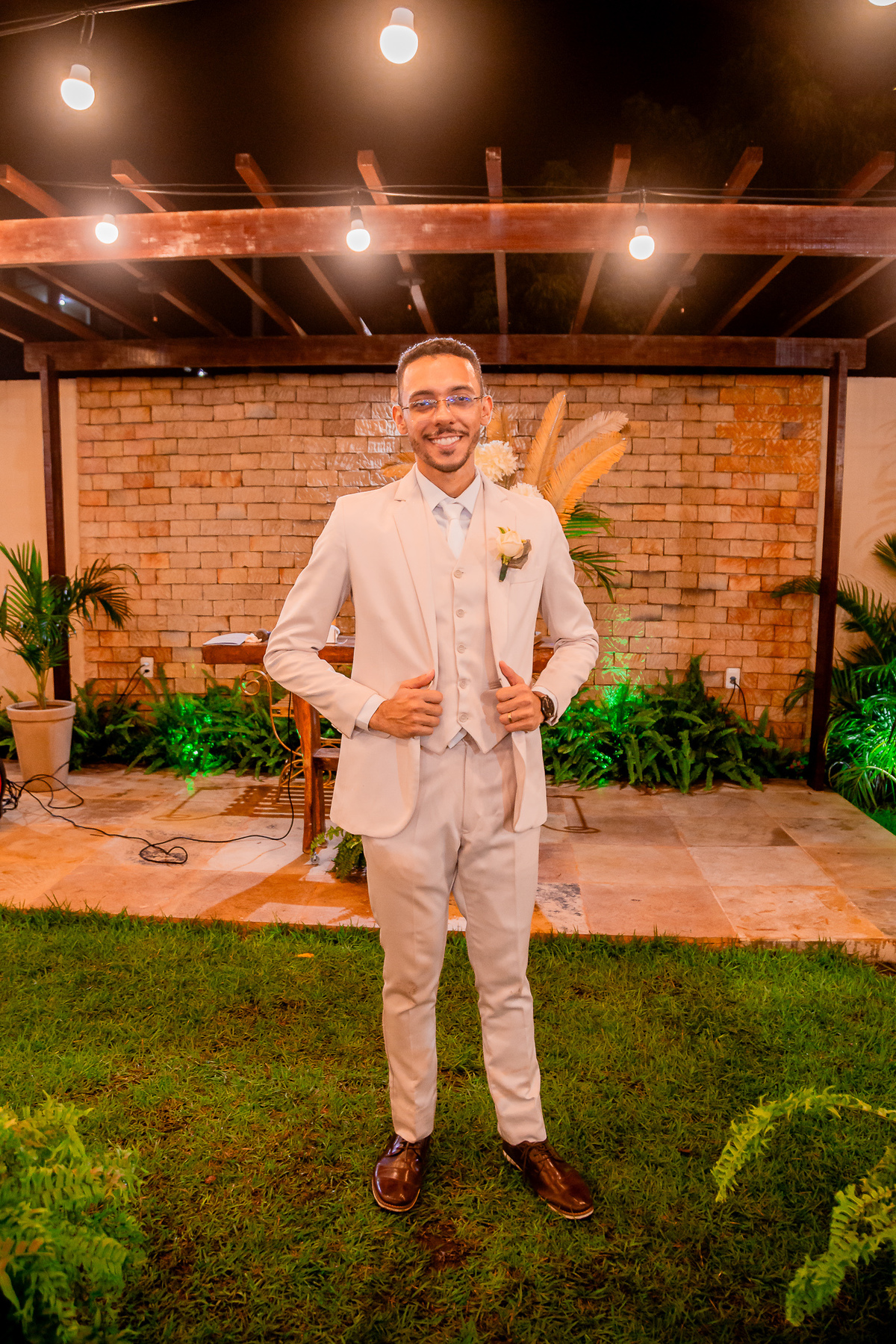 Casamento de Carolina e Gabriel. Registrado por George Dantas
