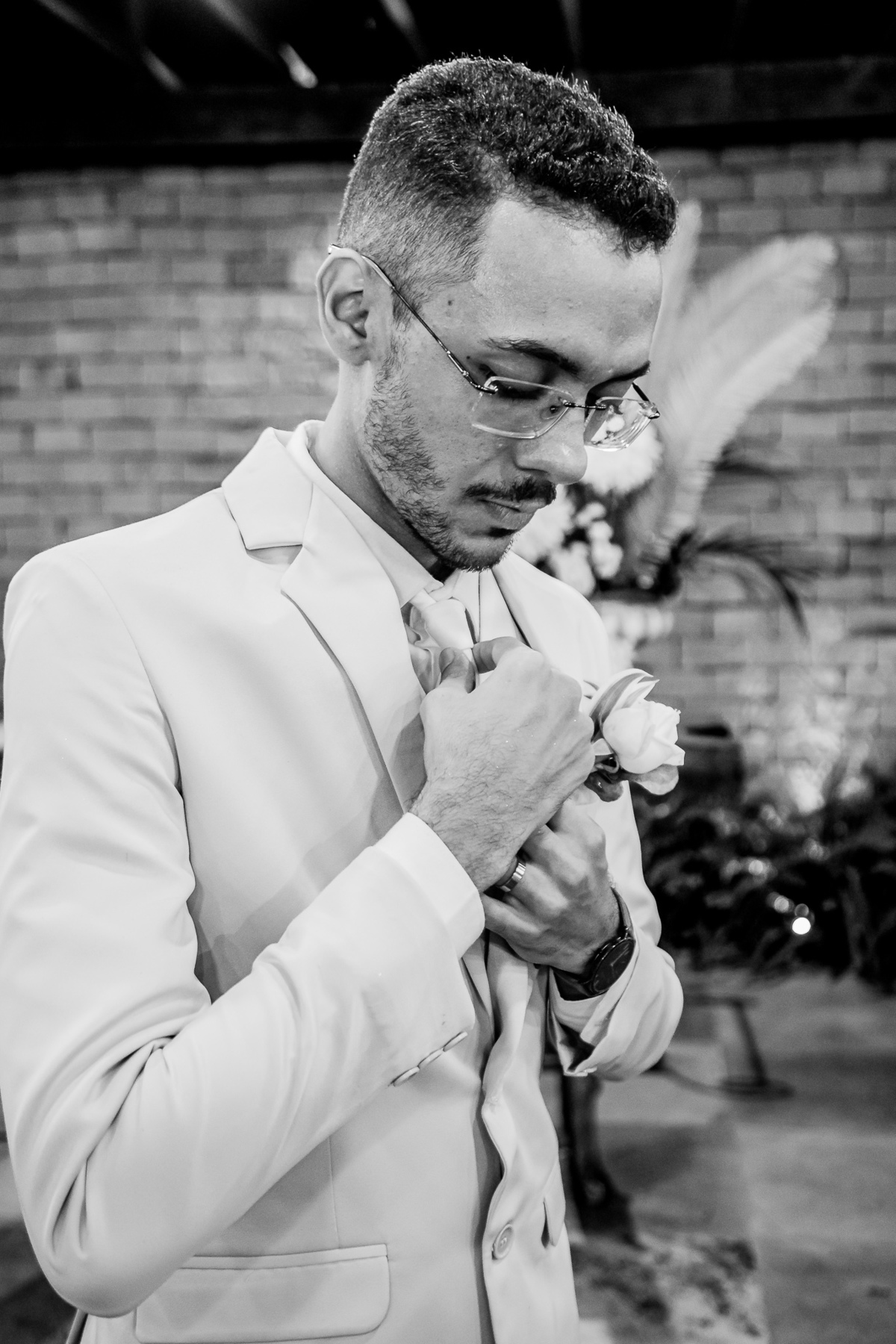 Casamento de Carolina e Gabriel. Registrado por George Dantas