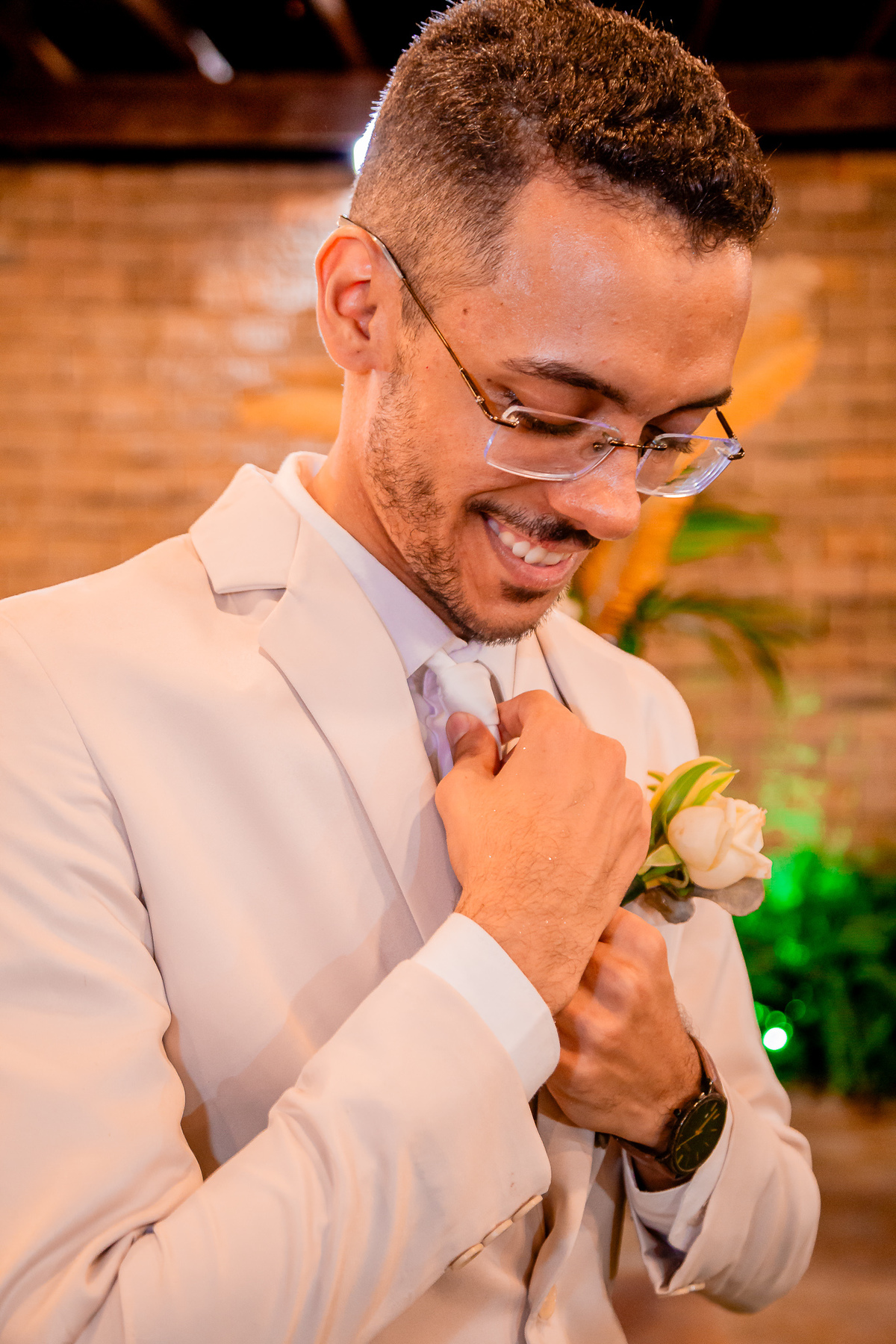 Casamento de Carolina e Gabriel. Registrado por George Dantas