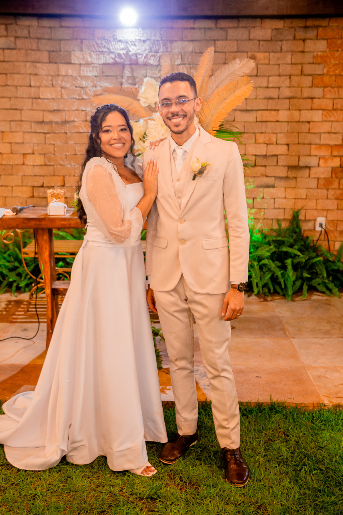 Casamento de Carolina e Gabriel. Registrado por George Dantas