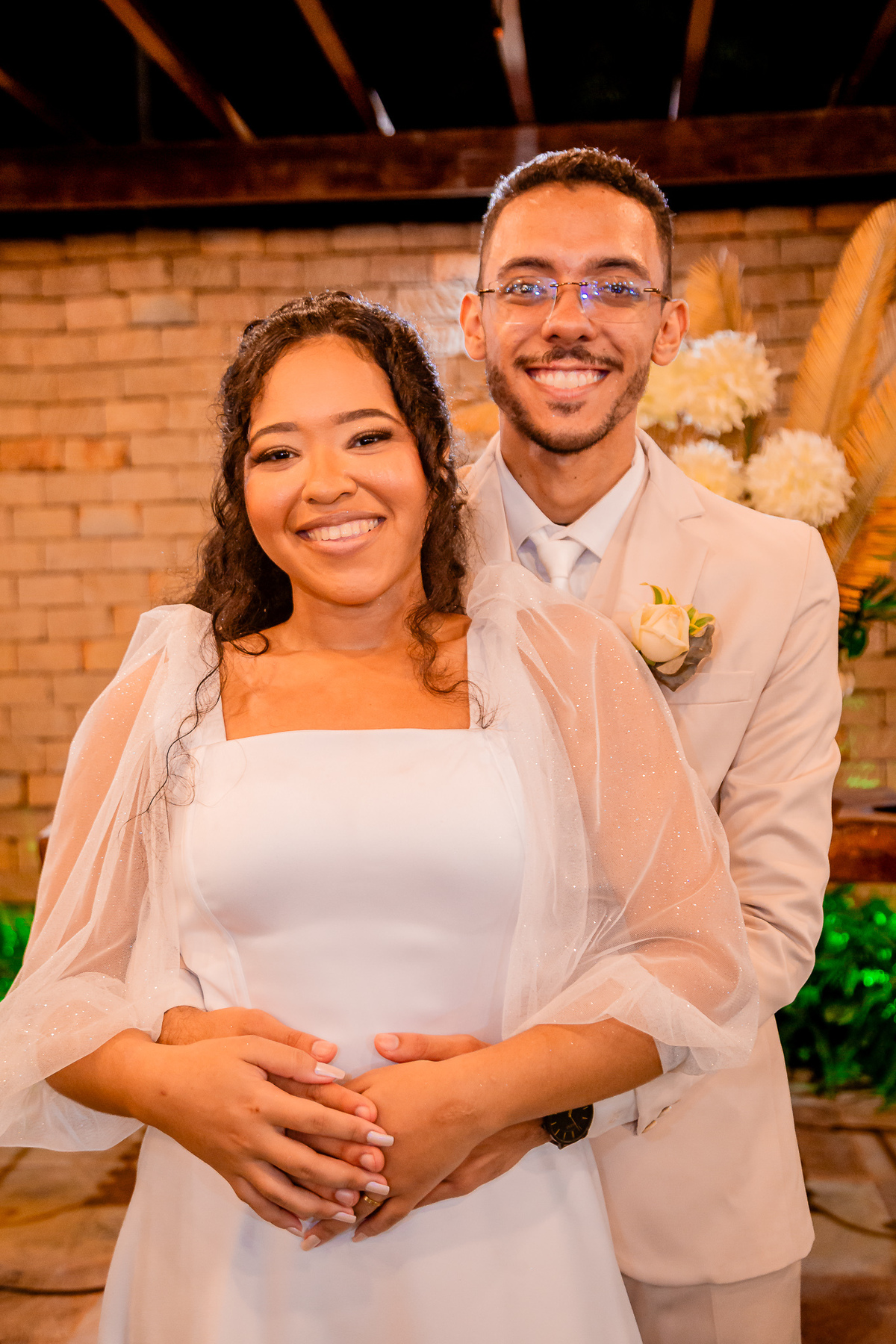 Casamento de Carolina e Gabriel. Registrado por George Dantas