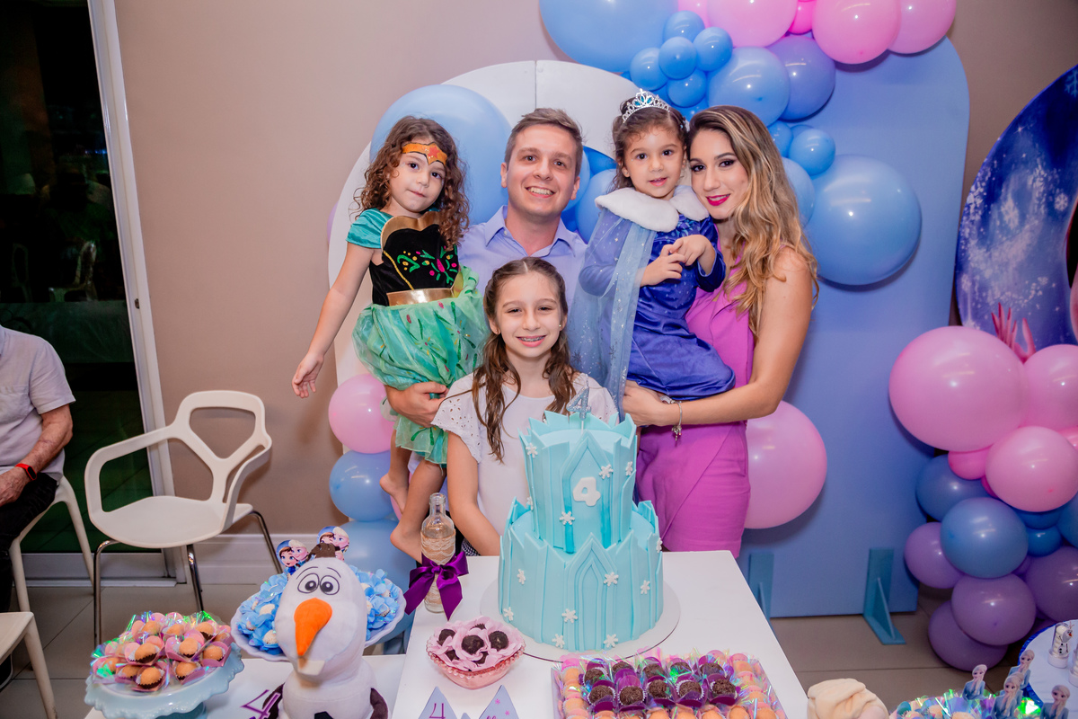 Aniversário de 4 anos da Olívia. Registrado por George Dantas
