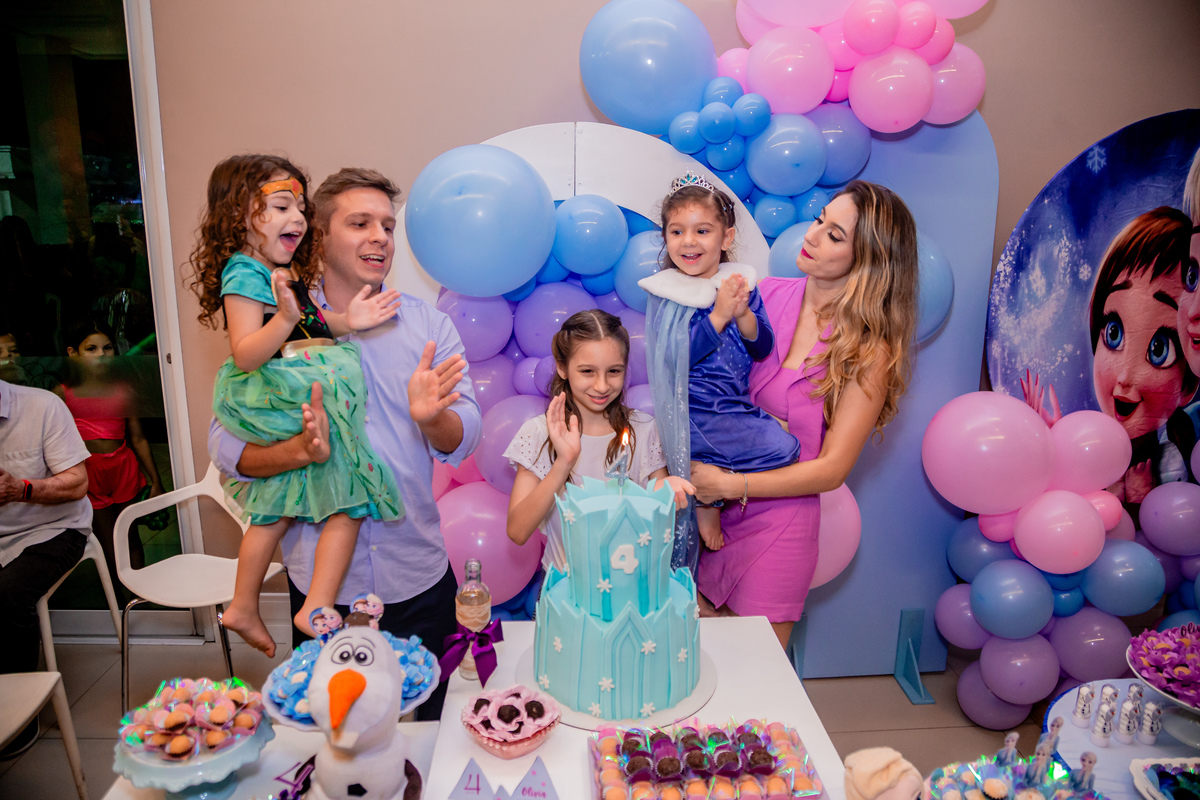 Aniversário de 4 anos da Olívia. Registrado por George Dantas