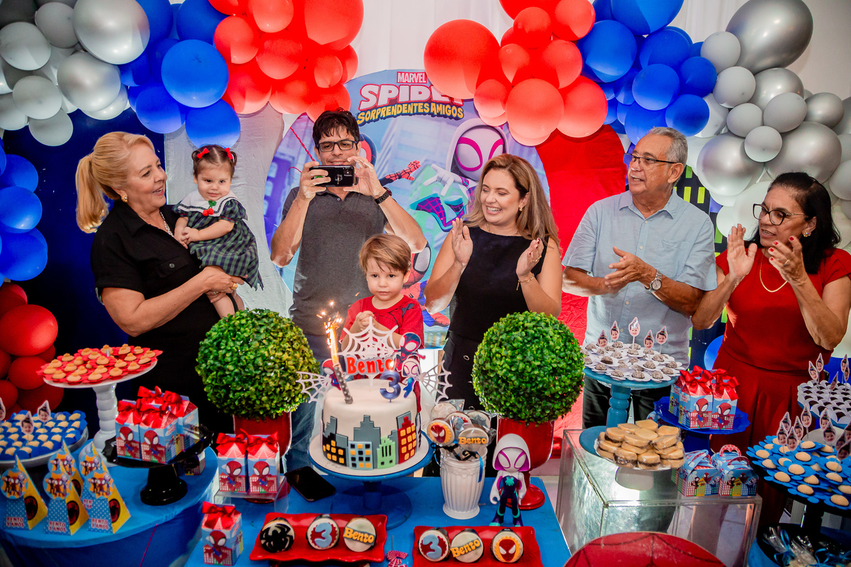 Aniversário de 3 anos do Bento. Registrado por George Dantas