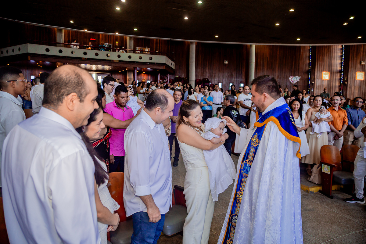 Batizado da Geovana. Registrado por George Dantas