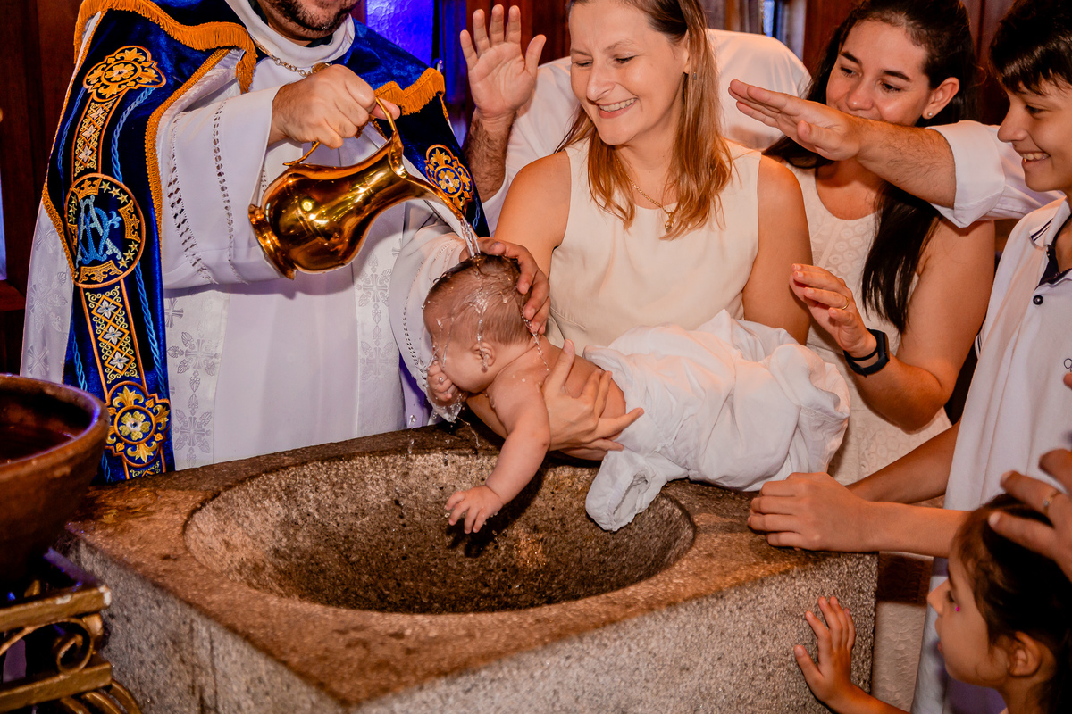 Batizado da Geovana. Registrado por George Dantas