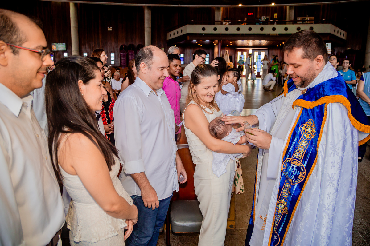Batizado da Geovana. Registrado por George Dantas