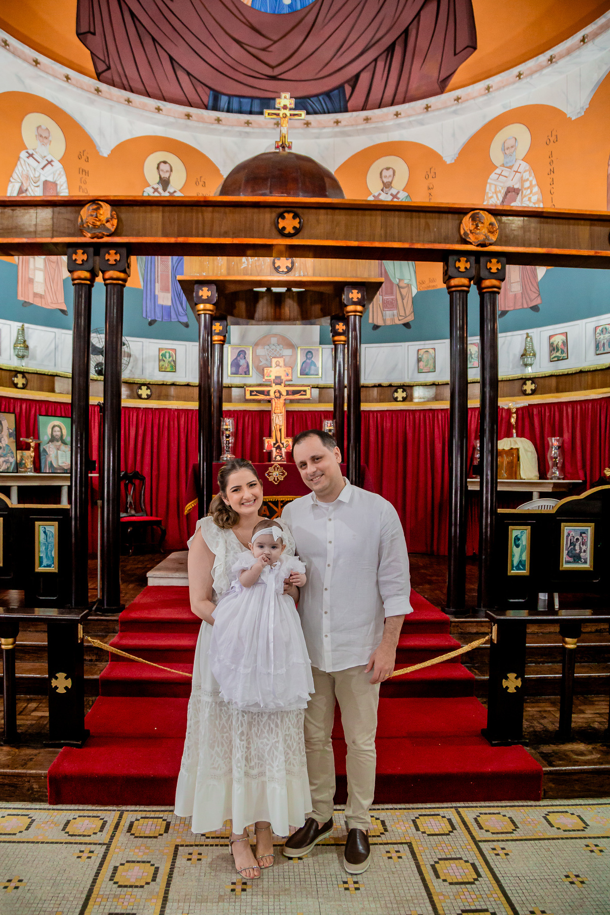 Batizado da Luiza Maria. Resgitrado por George Dantas