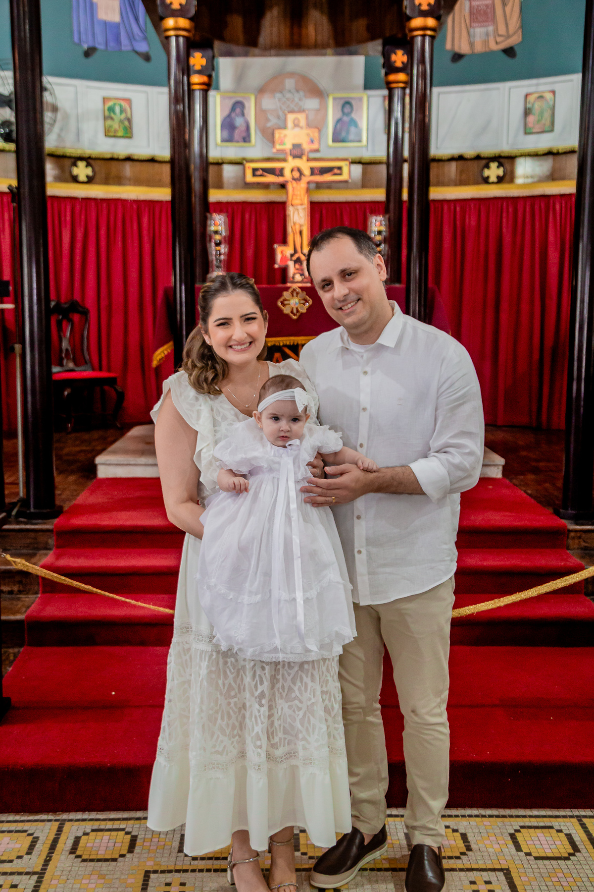 Batizado da Luiza Maria. Resgitrado por George Dantas
