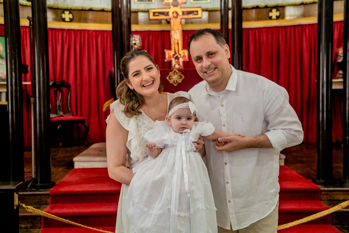 Batizado da Luiza Maria. Resgitrado por George Dantas