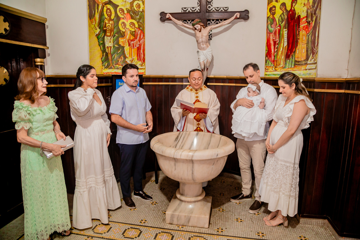 Batizado da Luiza Maria. Resgitrado por George Dantas