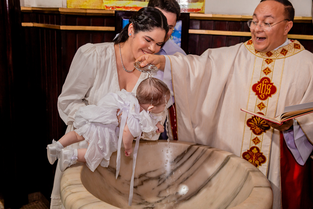 Batizado da Luiza Maria. Resgitrado por George Dantas