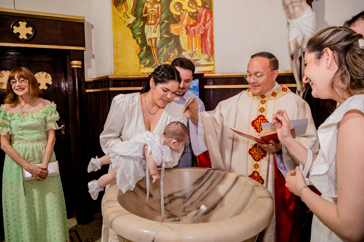 Batizado da Luiza Maria. Resgitrado por George Dantas