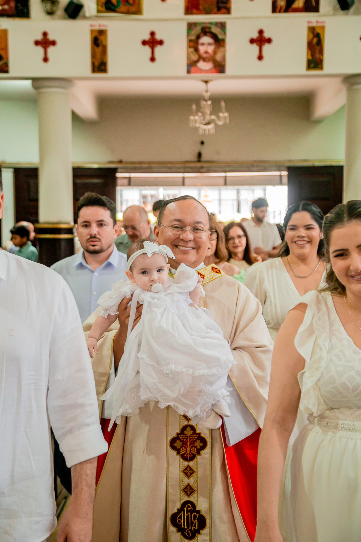 Batizado da Luiza Maria. Resgitrado por George Dantas