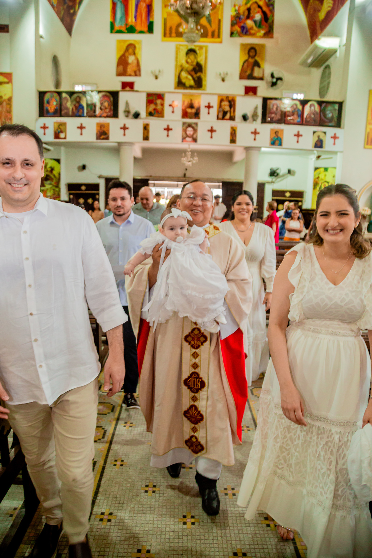 Batizado da Luiza Maria. Resgitrado por George Dantas