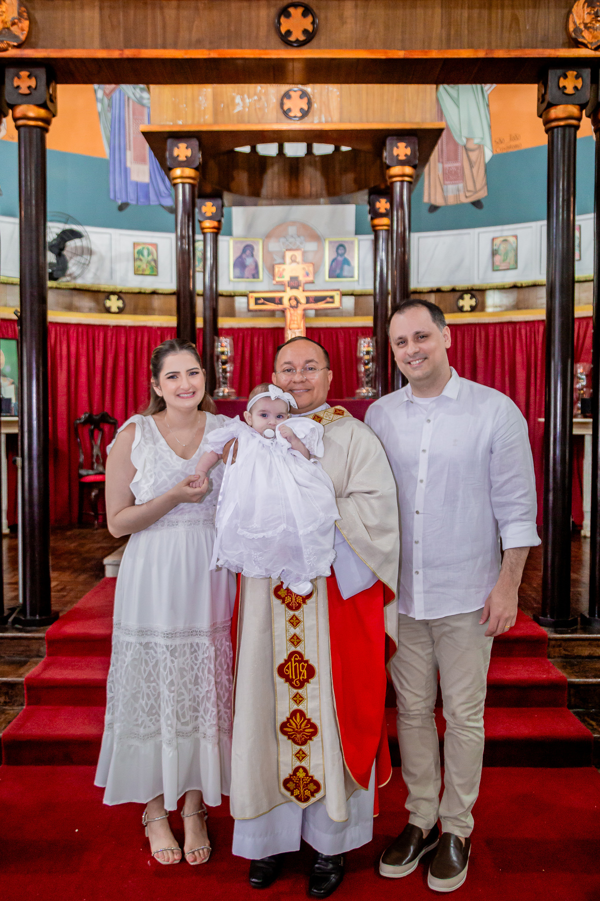 Batizado da Luiza Maria. Resgitrado por George Dantas