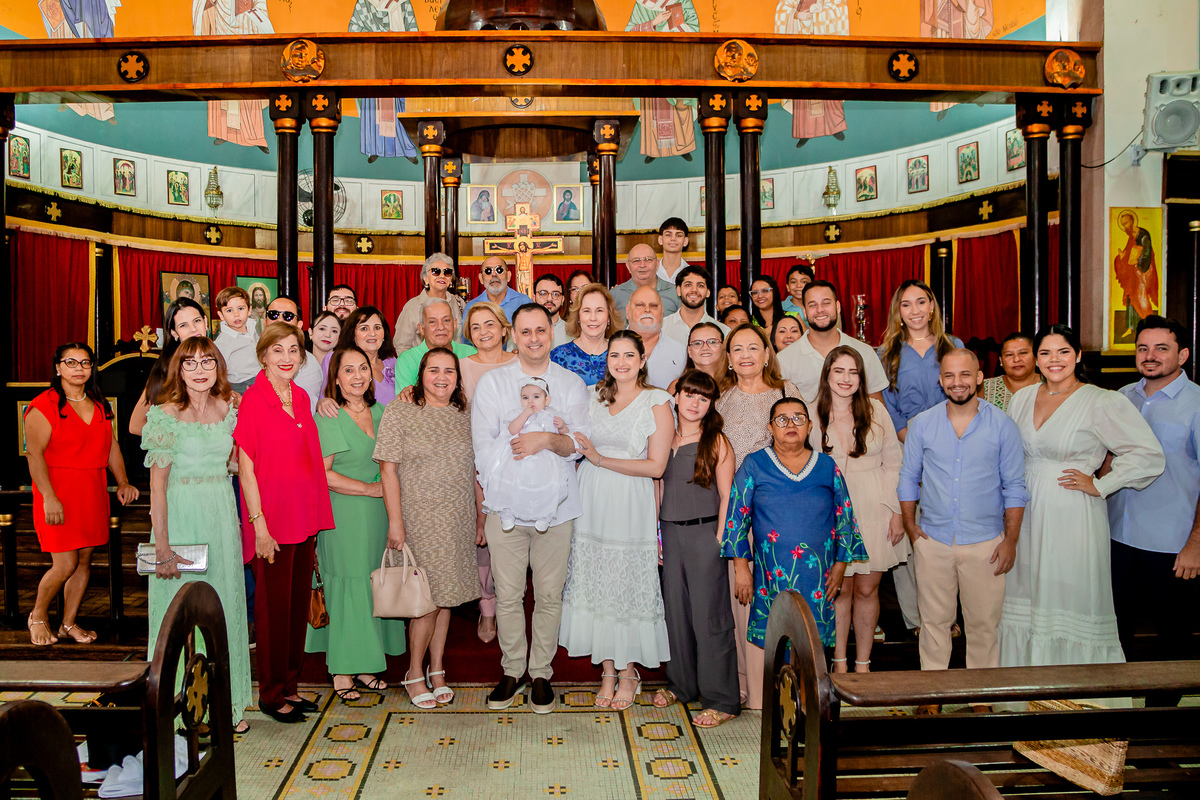 Batizado da Luiza Maria. Resgitrado por George Dantas