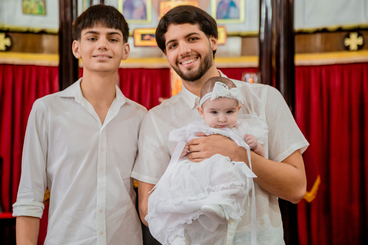 Batizado da Luiza Maria. Resgitrado por George Dantas