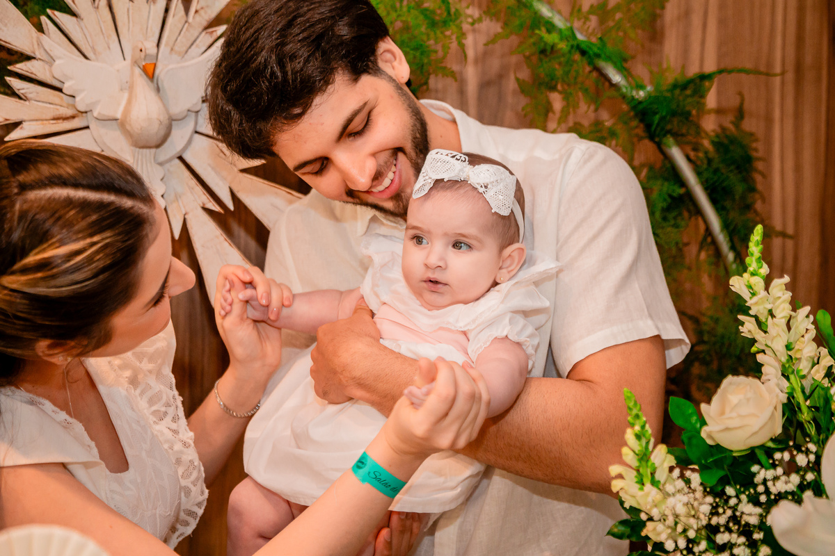 Batizado da Luiza Maria. Resgitrado por George Dantas
