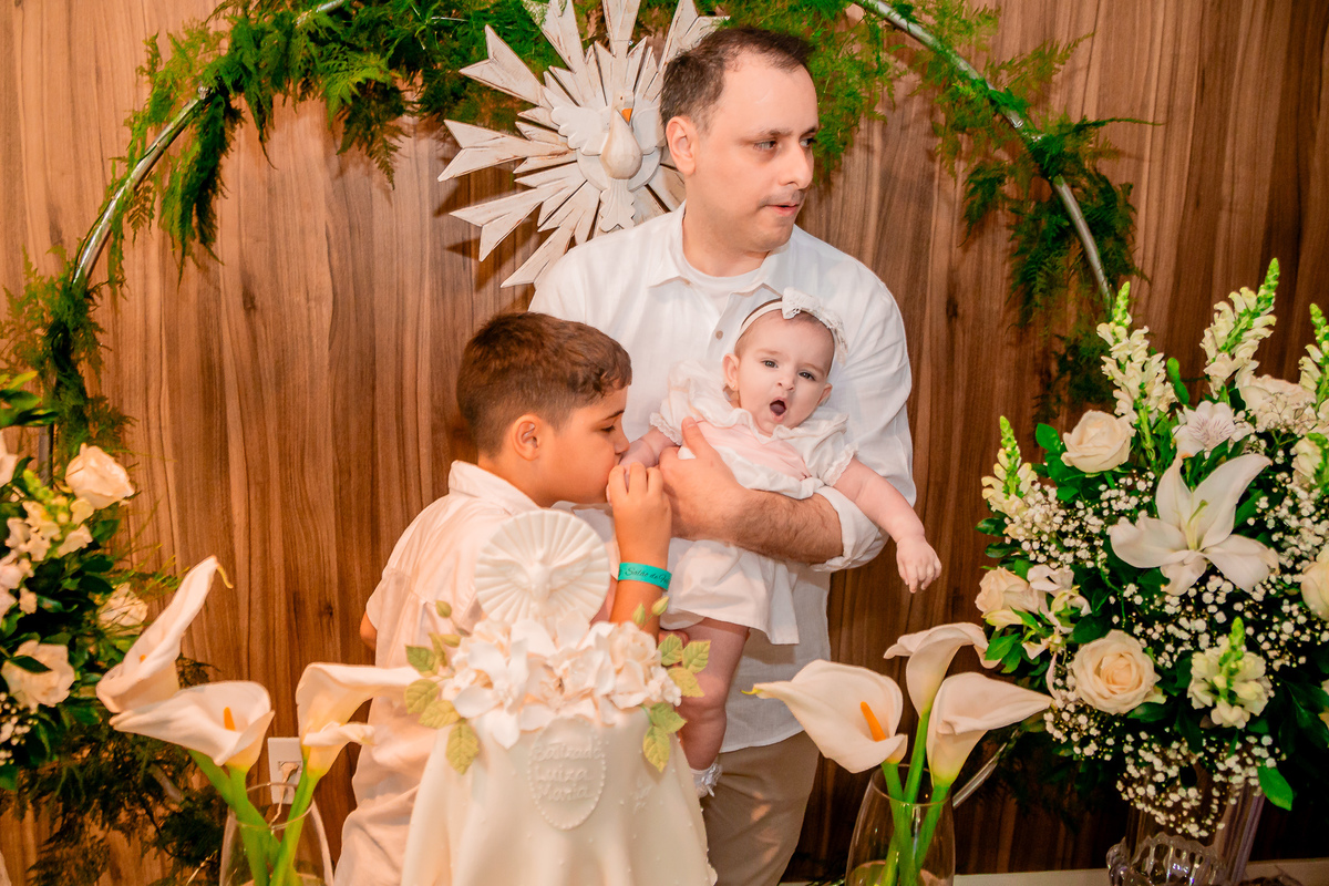 Batizado da Luiza Maria. Resgitrado por George Dantas