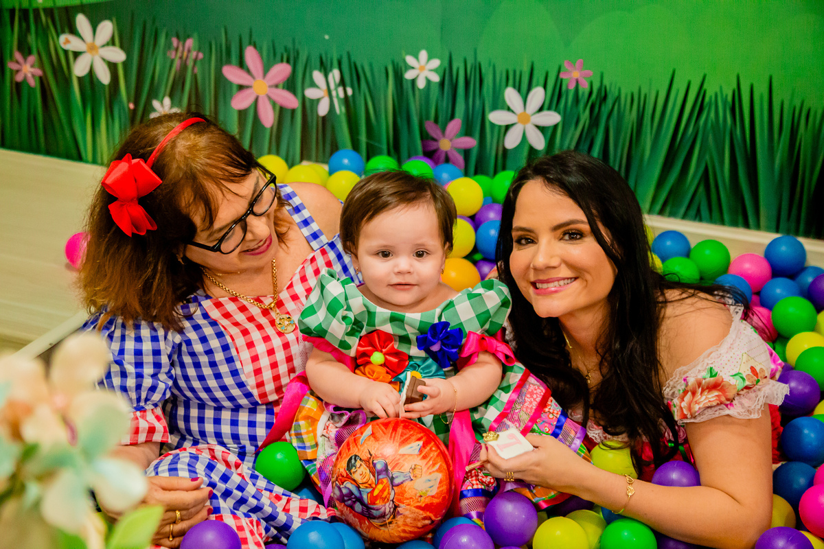 Aniversário de 1 ano da Alice. Registrado por George Dantas