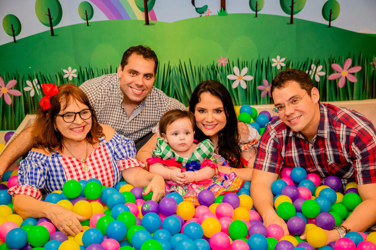 Aniversário de 1 ano da Alice. Registrado por George Dantas