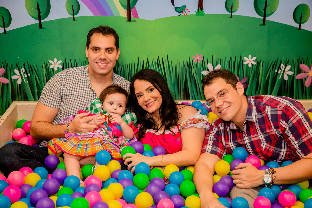 Aniversário de 1 ano da Alice. Registrado por George Dantas