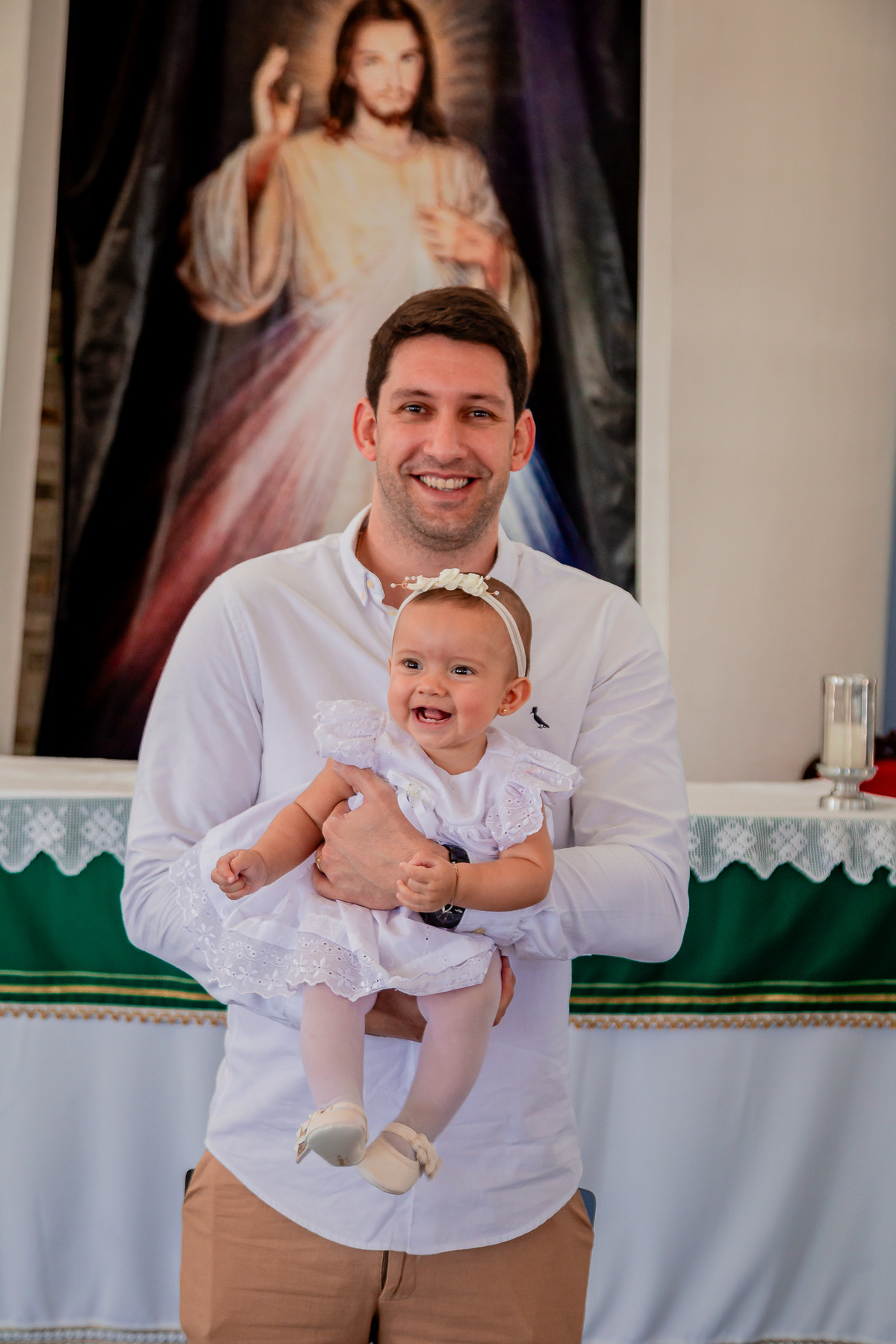 Batizado da Liz. Registrado por George Dantas
