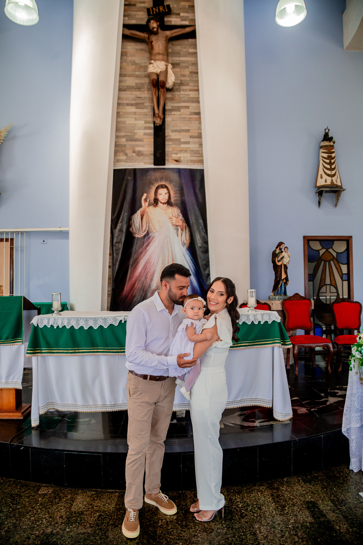 Batizado da Liz. Registrado por George Dantas