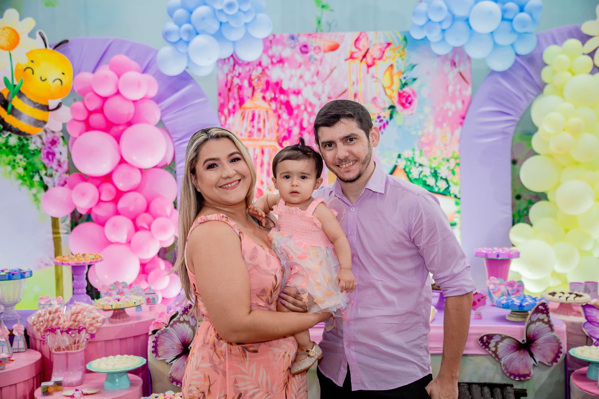 Aniversário de 1 ano da Laura. Registrado por George Dantas