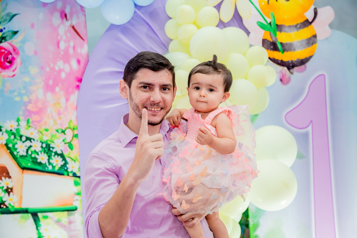 Aniversário de 1 ano da Laura. Registrado por George Dantas