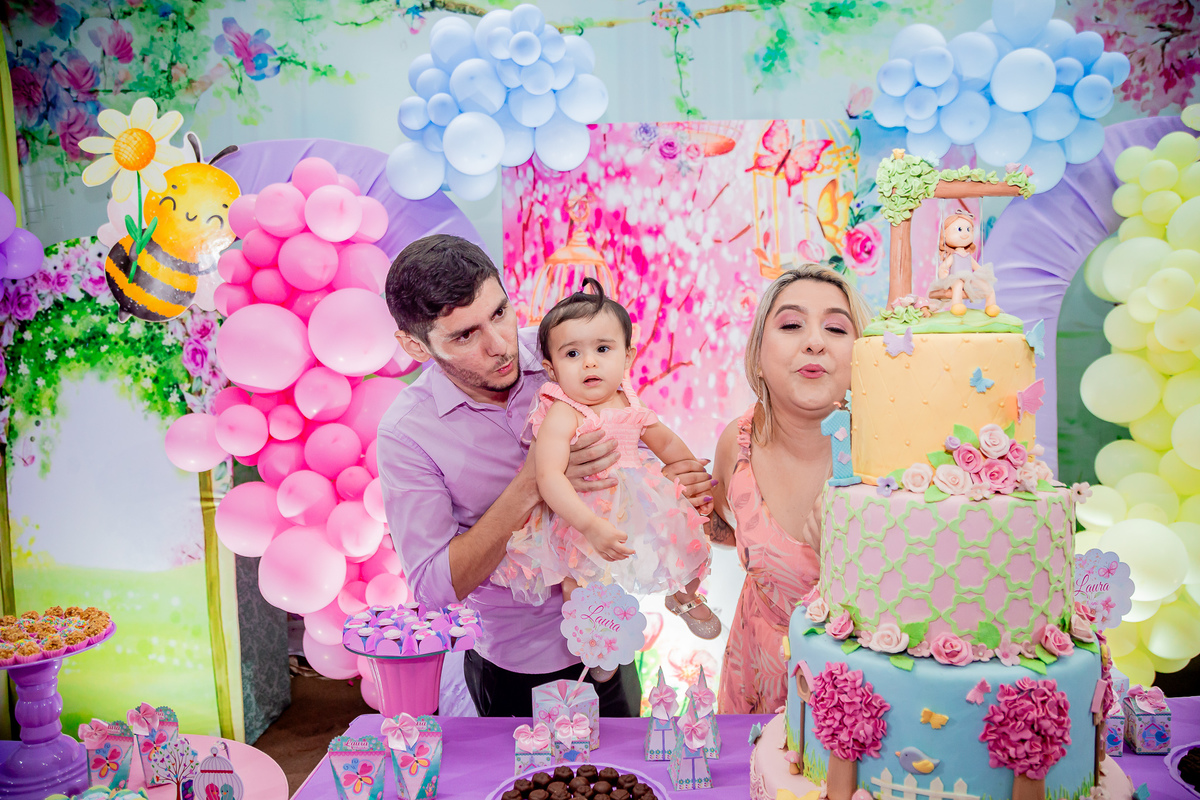 Aniversário de 1 ano da Laura. Registrado por George Dantas