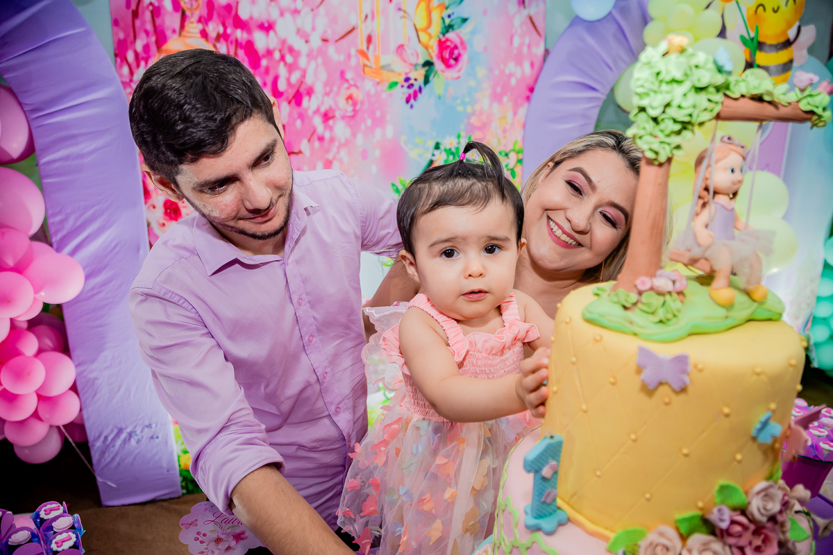 Aniversário de 1 ano da Laura. Registrado por George Dantas