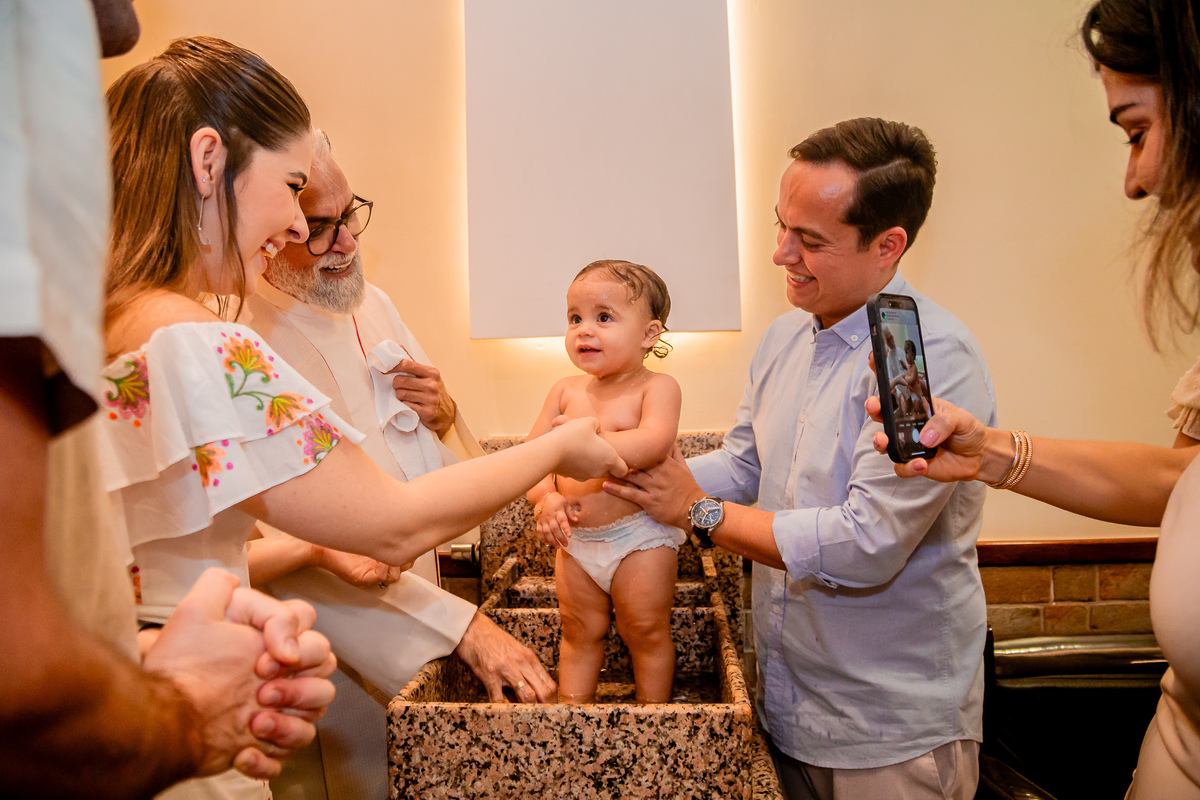 Batizado e 1 ano da Maria Cláudia. Registrado por George Dantas