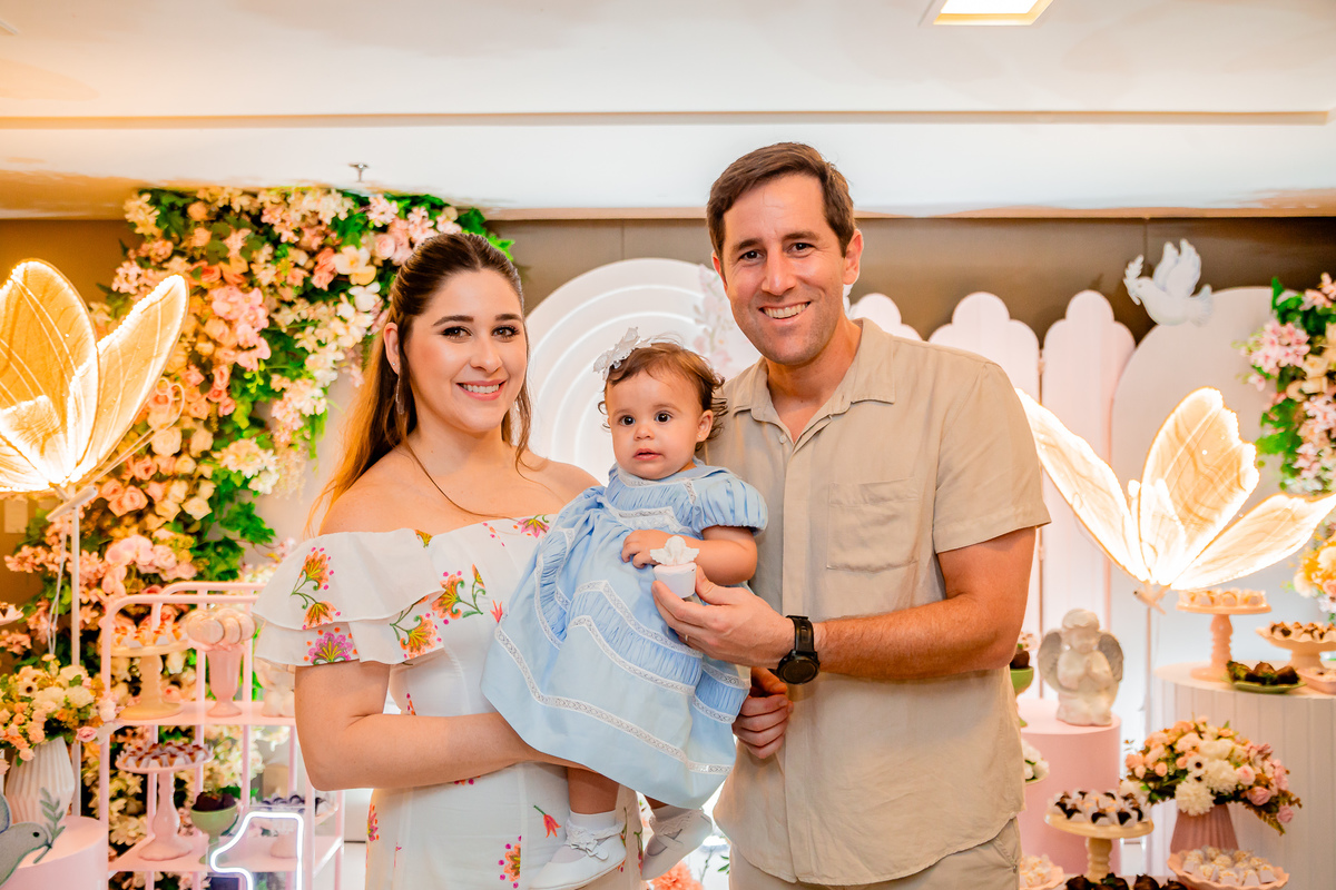 Batizado e 1 ano da Maria Cláudia. Registrado por George Dantas