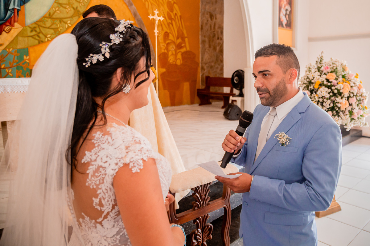 Casamento de Gabriela e Diego. Registrado por George Dantas