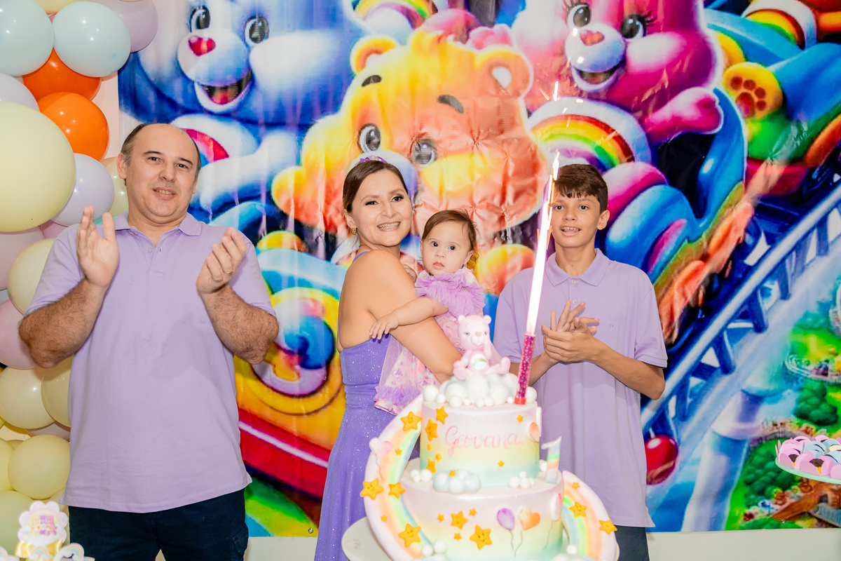 Aniversário de 1 ano da Geovana. Registro por George Dantas