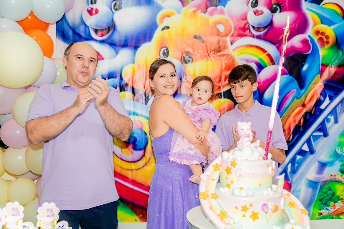 Aniversário de 1 ano da Geovana. Registro por George Dantas