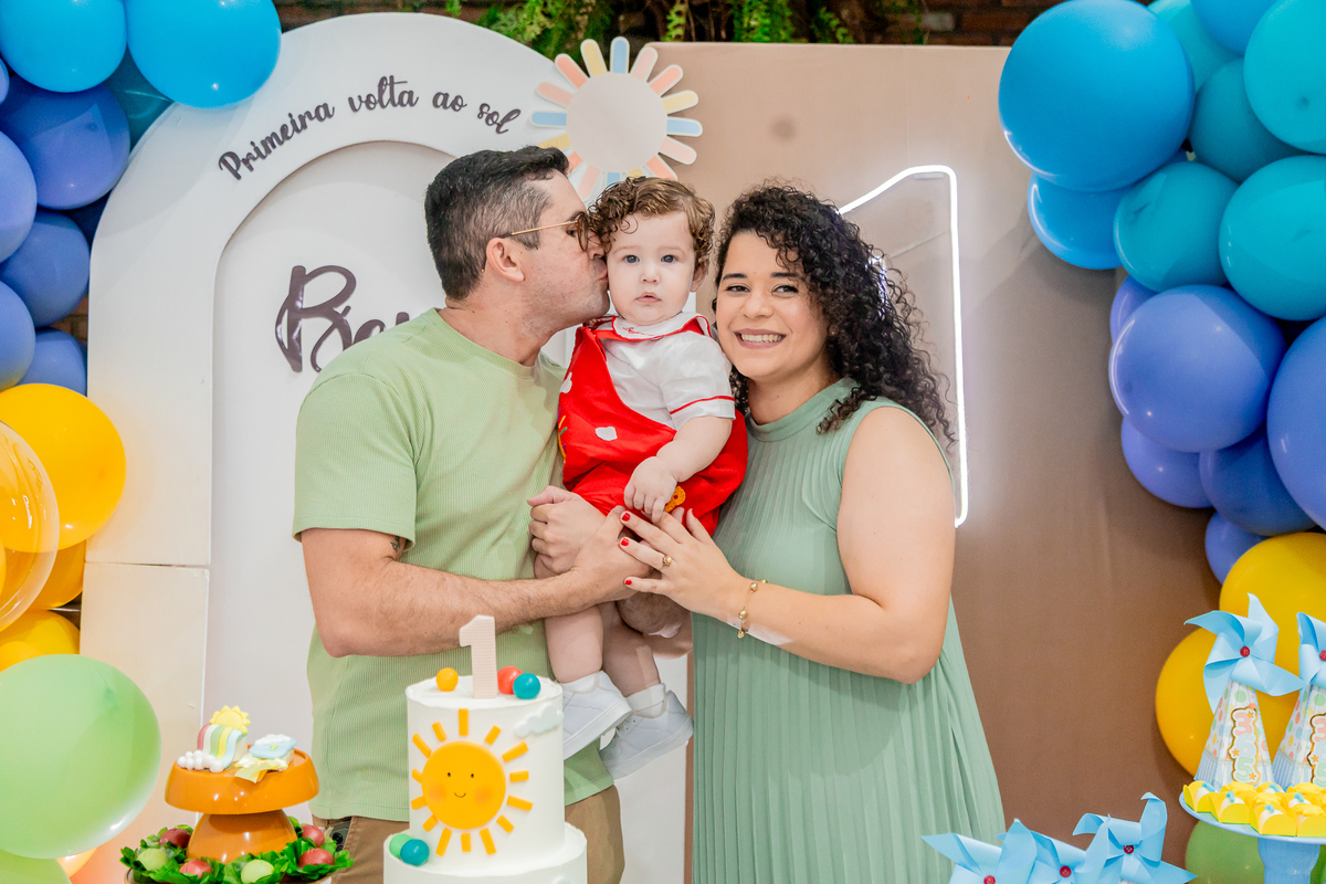 Aniversário de 1 ano do Benjamim. Registrado por George Dantas