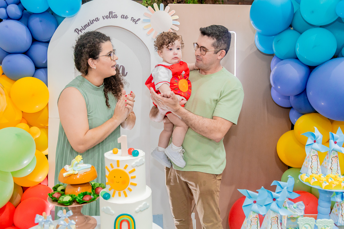 Aniversário de 1 ano do Benjamim. Registrado por George Dantas