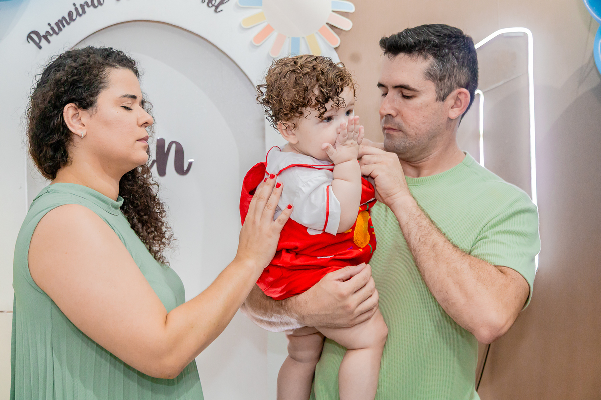 Aniversário de 1 ano do Benjamim. Registrado por George Dantas